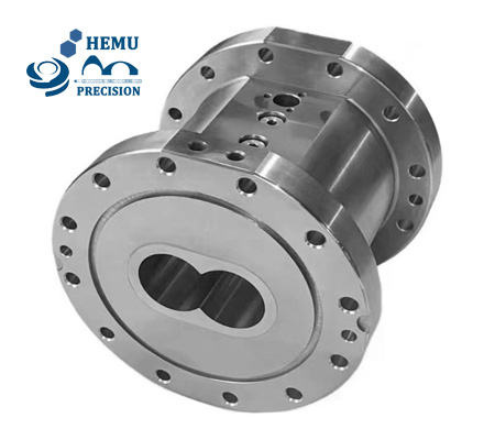 segmented barrel for twin screw extruders